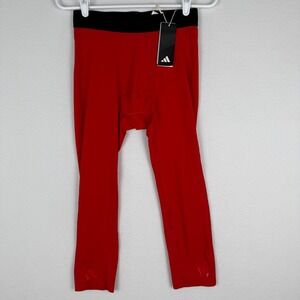 NEW Adidas Patrick Mahomes Compression Tights Mens M Red TechFit Training JE4330